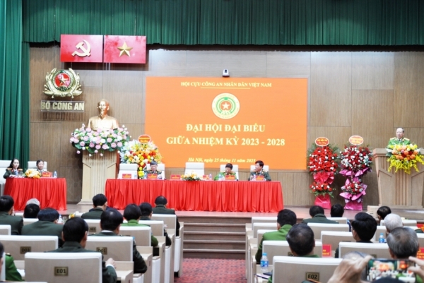 Hội Cựu CAND Việt Nam tổ chức Đại hội đại biểu giữa nhiệm kỳ 2023 – 2028