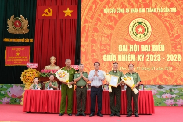 Hội Cựu CAND TP Cần Thơ tổ chức Đại hội giữa nhiệm kỳ 2023 - 2028