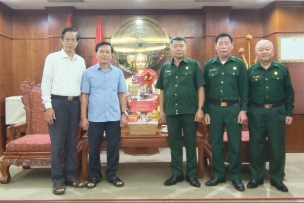 TP.HCM: Đoàn Hội Cựu CAND thăm, chúc Tết Hội Cựu Chiến binh