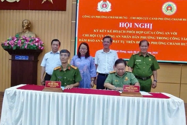 TP.HCM: Cụm thi đua số 6 Hội Cựu CAND ký kết giao ước thi đua năm 2026