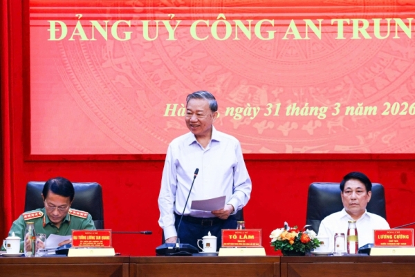 Tổng Bí thư Tô Lâm: Lực lượng Công an nhân dân phải tiếp tục tạo nền tảng thực hiện thắng lợi mục tiêu tăng trưởng hai con số