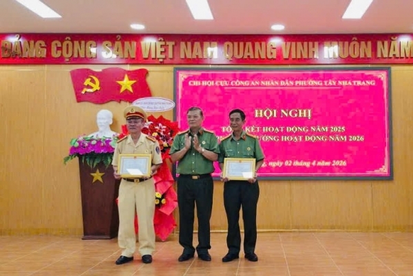 Khánh Hòa: Chi hội Cựu CAND phường Tây Nha Trang tổng kết công tác năm 2025, triển khai nhiệm vụ năm 2026