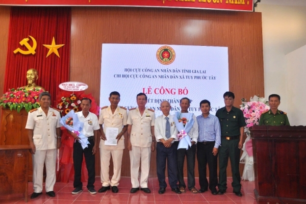 Gia Lai: Chi hội Cựu CAND xã Tuy Phước Tây tăng cường hoạt động “Nghĩa tình đồng đội”