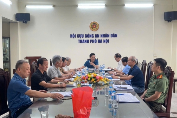 Hội Cựu CAND TP. Hà Nội triển khai nhiệm vụ trọng tâm quý II/2026