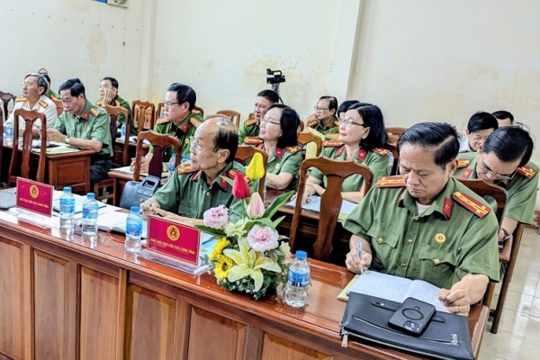 Hội Cựu CAND tỉnh An Giang (Khu vực 2) tổ chức kiểm điểm công tác quý 1 và triển khai nhiệm vụ quý 2/2026