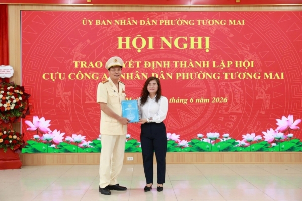 Hà Nội: Thành lập Hội Cựu CAND phường Tương Mai, nhiệm kỳ 2026 - 2031