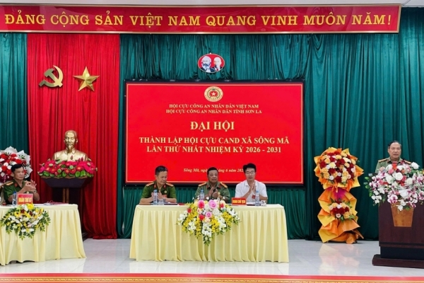 Sơn La: Thành lập Hội Cựu CAND xã Sông Mã, nhiệm kỳ 2026 - 2031