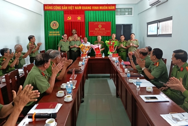 Hội Cựu CAND tỉnh Khánh Hòa đạt nhiều kết quả trong 6 tháng đầu năm 2026
