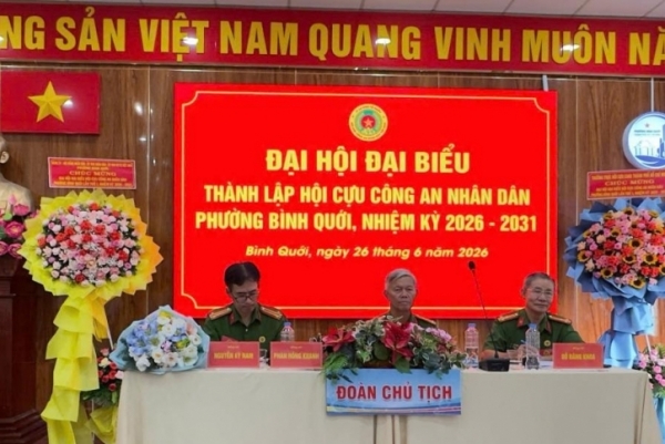 TP.HCM: Thành lập Hội Cựu CAND phường Bình Quới, nhiệm kỳ 2026 - 2031