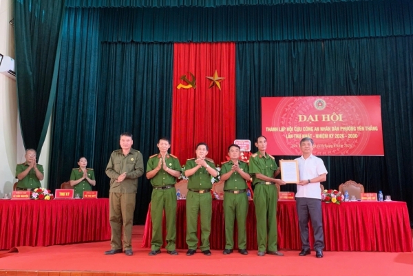 Ninh Bình: Thành lập Hội Cựu CAND phường Yên Thắng, nhiệm kỳ 2026 - 2030