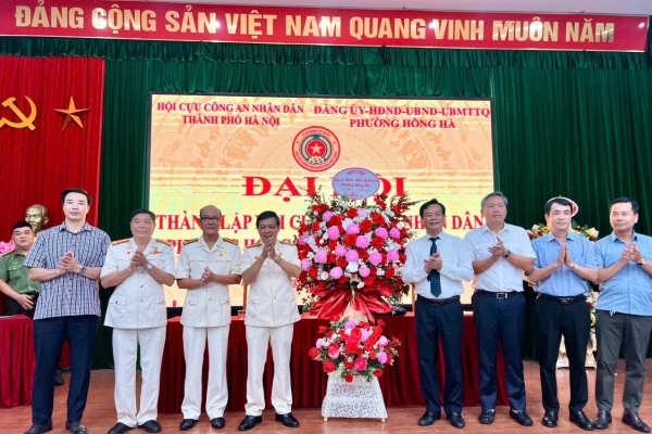 Hà Nội: Thành lập Hội Cựu CAND phường Hồng Hà, nhiệm kỳ 2026 - 2031