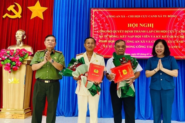 Khánh Hòa: Thành lập Chi hội Cựu CAND xã Tu Bông