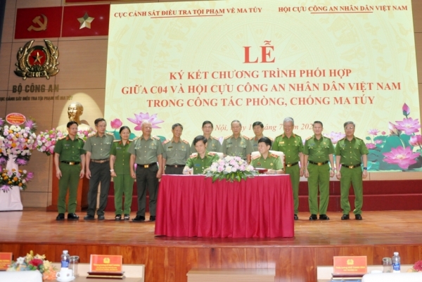 Cục C04 và Hội Cựu CAND Việt Nam phối hợp trong công tác phòng, chống ma túy
