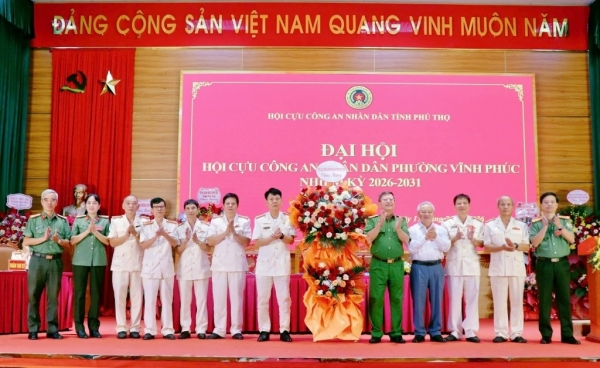 Phú Thọ: Thành lập Hội Cựu CAND phường Vĩnh Phúc, nhiệm kỳ 2026 - 2031