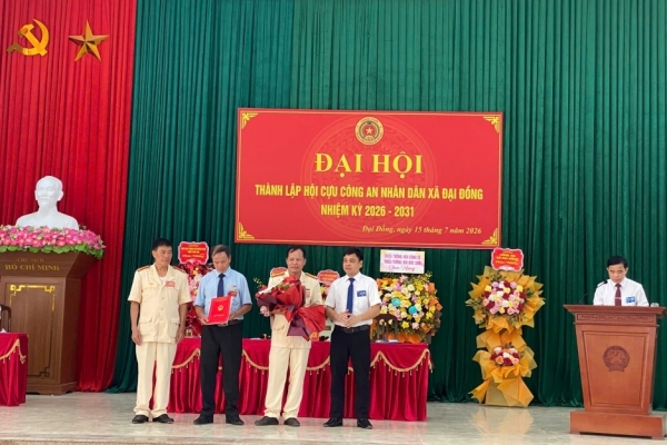 Phú Thọ: Thành lập Hội Cựu CAND xã Đại Đồng, nhiệm kỳ 2026 - 2031