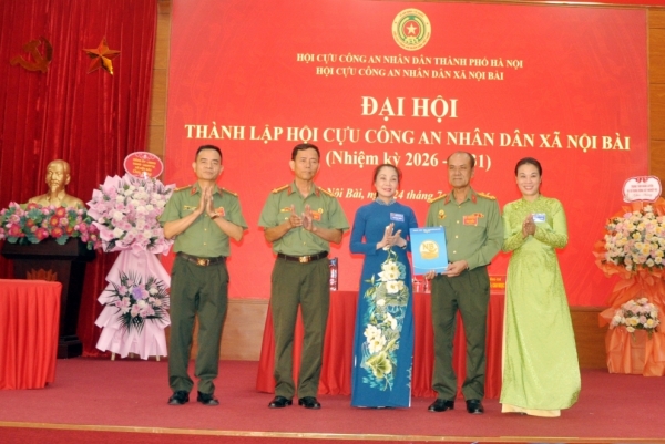 Hà Nội: Thành lập Hội Cựu CAND xã Nội Bài, nhiệm kỳ 2026 - 2031