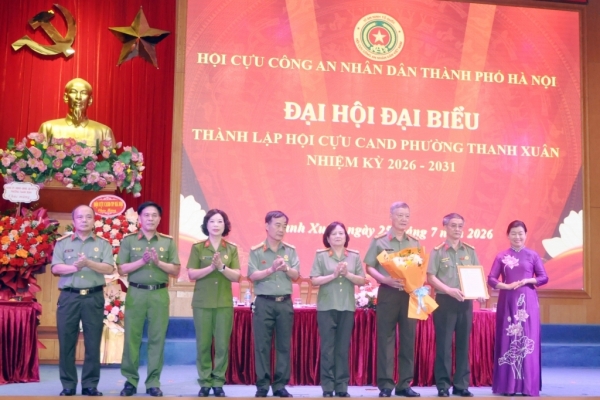 Hà Nội: Thành lập Hội Cựu CAND phường Thanh Xuân, nhiệm kỳ 2026 - 2031