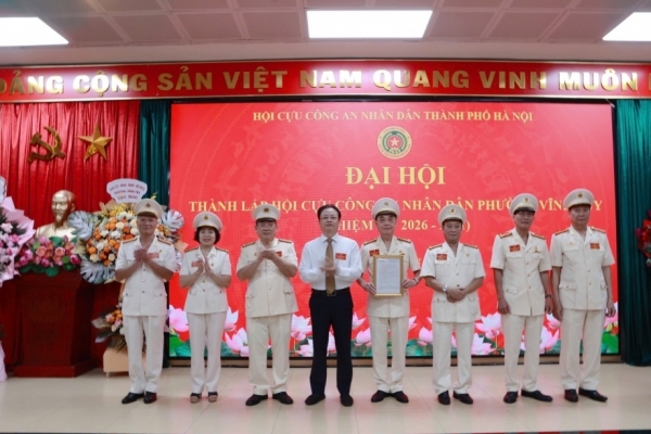 Hà Nội: Thành lập Hội Cựu CAND phường Vĩnh Tuy, nhiệm kỳ 2026 - 2031