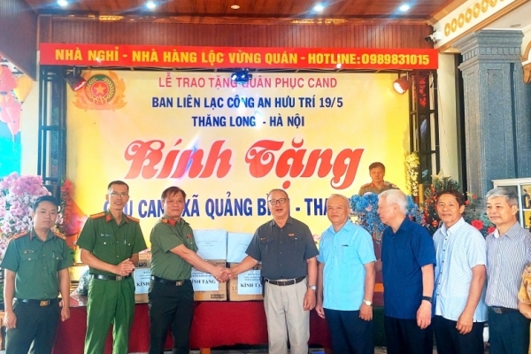 Tình đồng đội vượt thời gian của Ban Liên lạc Công an hưu trí 19/5 - Thăng Long - Hà Nội