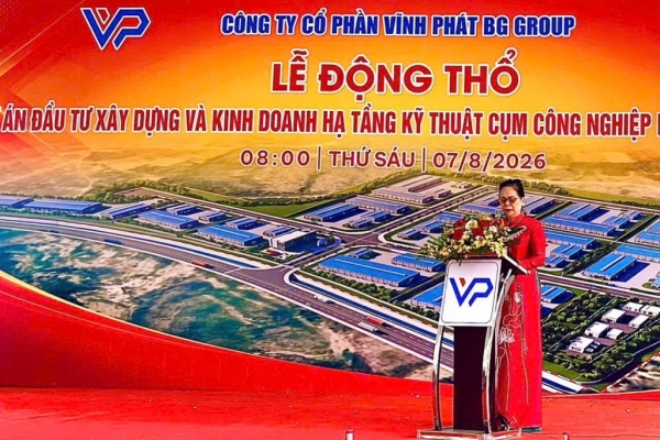 Động thổ Dự án Cụm công nghiệp Hóc Bợm mở rộng tại xã Tây Sơn, tỉnh Gia Lai