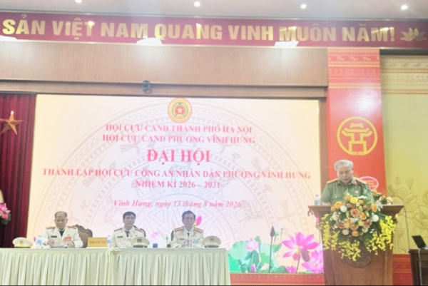 Hà Nội: Thành lập Hội Cựu CAND phường Vĩnh Hưng, nhiệm kỳ 2026 - 2031