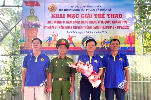 Lai Châu: Tăng cường gắn kết qua Giải thể thao Cựu CAND