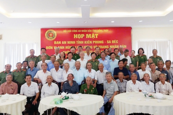 Họp mặt Ban An ninh tỉnh Kiến Phong - Sa Đéc: Đơn vị Anh hùng lực lượng vũ trang nhân dân