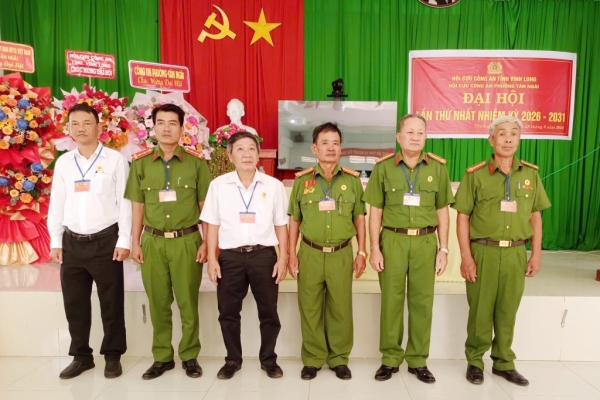 Vĩnh Long: Thành lập Hội Cựu CAND phường Tân Ngãi, nhiệm kỳ 2026 - 2031