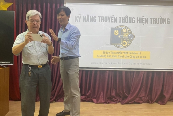 Bồi dưỡng nghiệp vụ báo chí, truyền thông cho cán bộ, hội viên Hội Cựu CAND TP.HCM