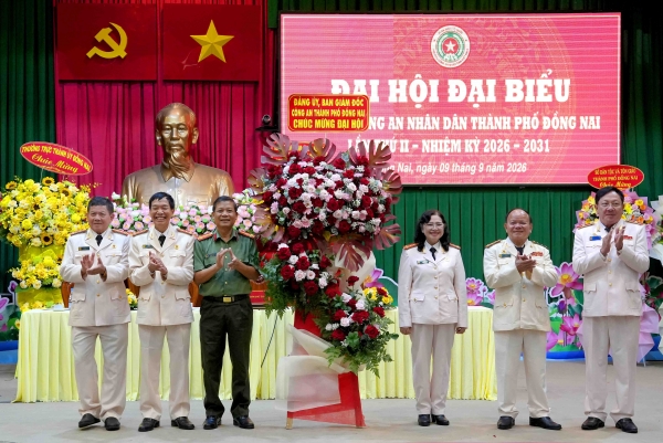 Hội Cựu CAND TP. Đồng Nai tổ chức Đại hội đại biểu lần thứ II, nhiệm kỳ 2026 - 2031