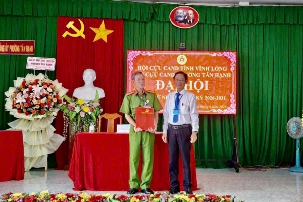 Vĩnh Long: Thành lập Hội Cựu CAND phường Tân Hạnh, nhiệm kỳ 2026 - 2031