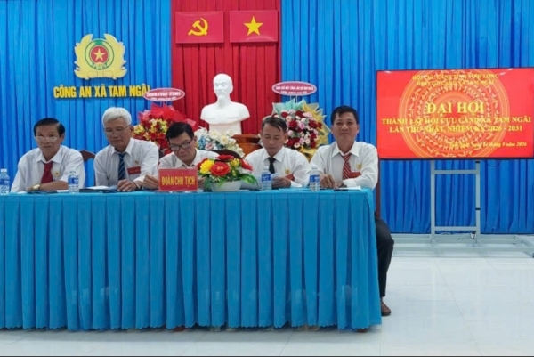 Vĩnh Long: Thành lập Hội Cựu CAND xã Tam Ngãi, nhiệm kỳ 2026 - 2031