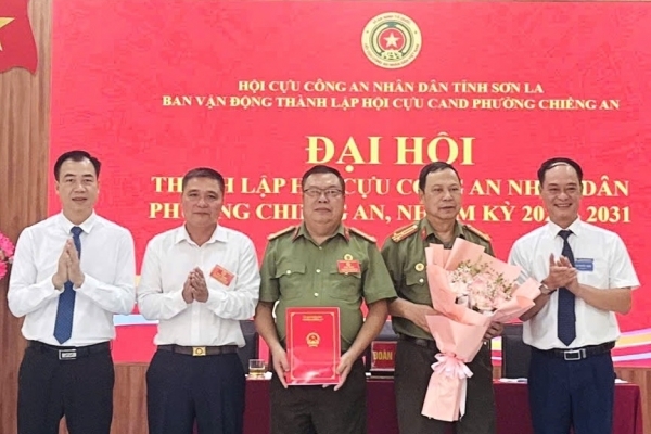 Sơn La: Thành lập Hội Cựu CAND phường Chiềng An, nhiệm kỳ 2026 - 2031