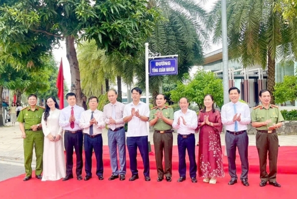 Thanh Hóa đặt tên đường theo tên Anh hùng LLVTND, nguyên Giám đốc Công an tỉnh Tống Xuân Nhuận