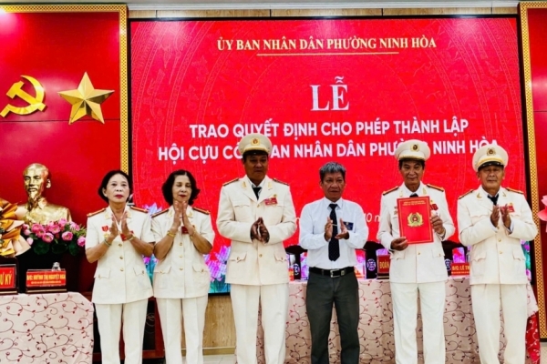 Khánh Hòa: Thành lập Hội Cựu CAND phường Ninh Hòa, nhiệm kỳ 2026 - 2031